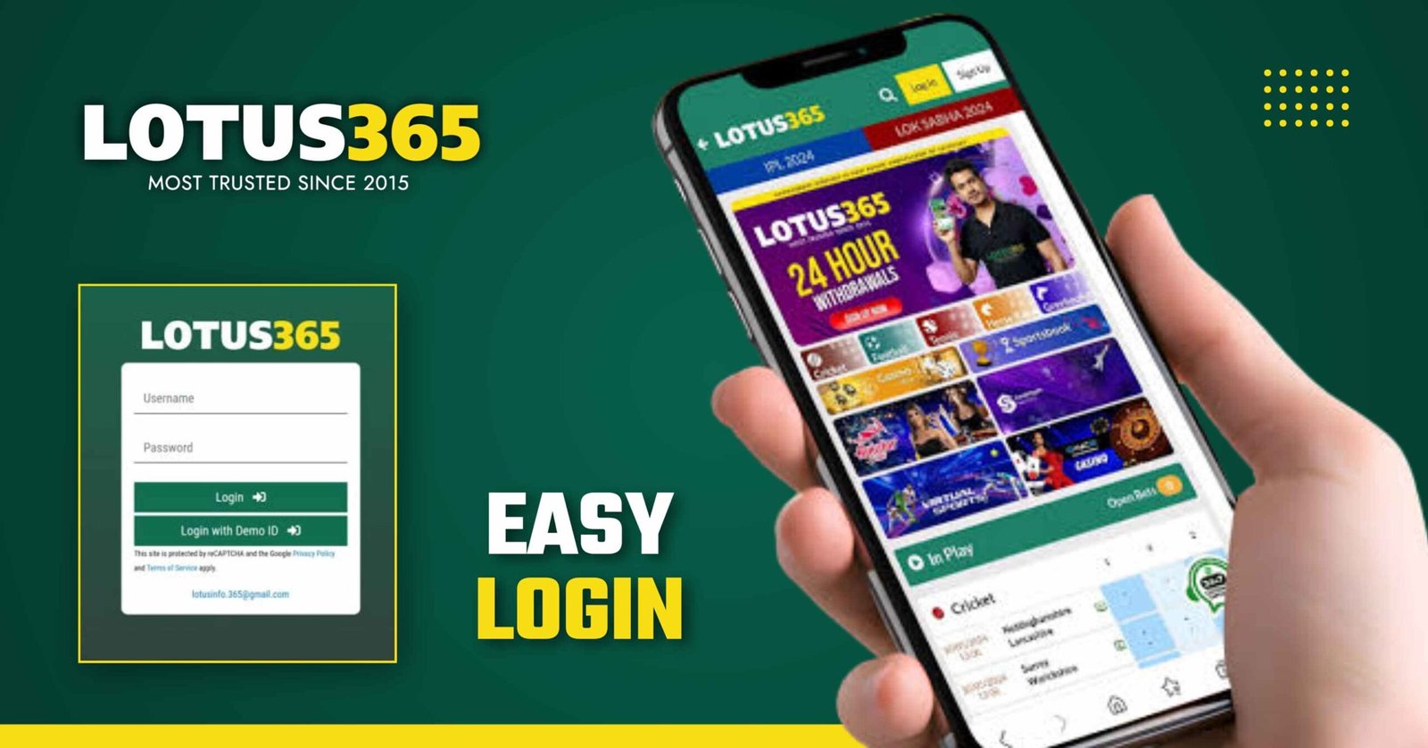 Access Your Lotus365 Account Explore Sports Betting Casino Games scaled