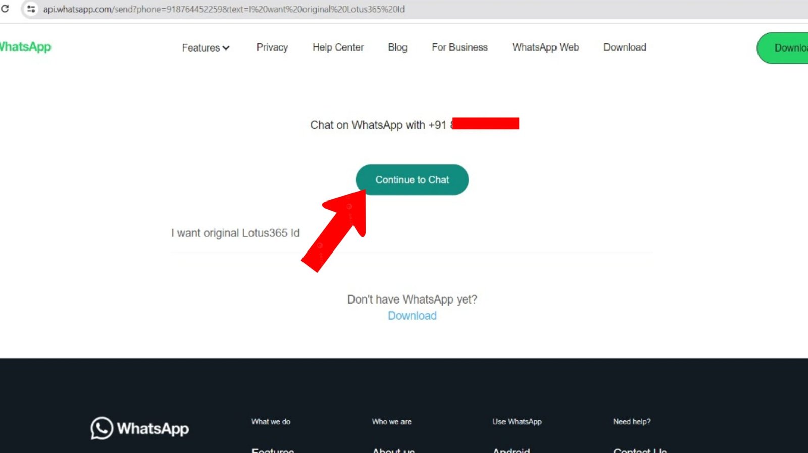 Lotus365 4 Chat on WhatsApp with our team for the official original ID