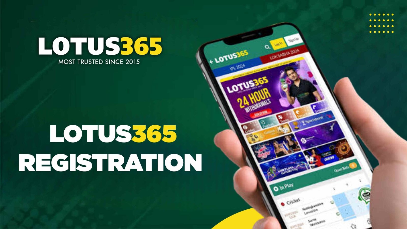 How to Register and Login with Lotus365​ scaled