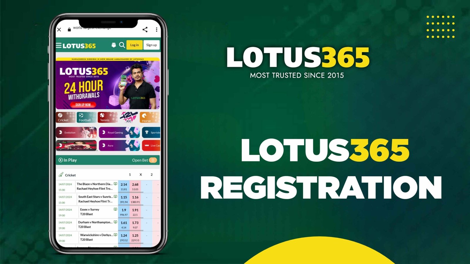 Join Lotus365 Now Fast Registration for Ultimate Betting & Casino Fun