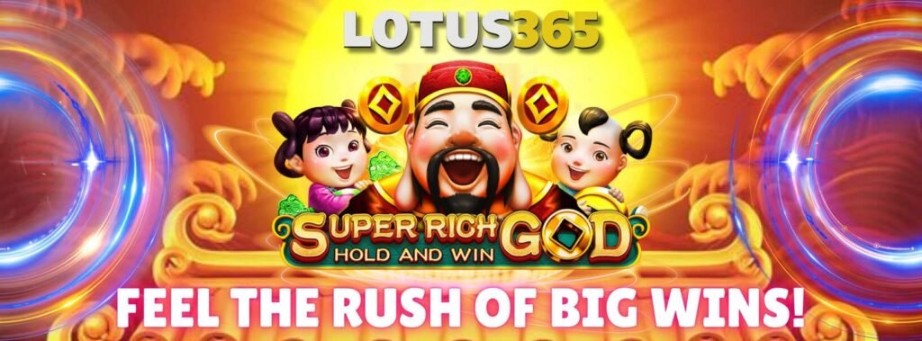 How to Play Super Rich God Hold and Win Slot on Lotus36 6 Super Rich God Hold and Win free spins